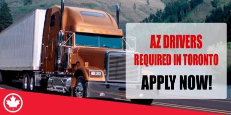 AZ DRIVERS REQUIRED IN TORONTO