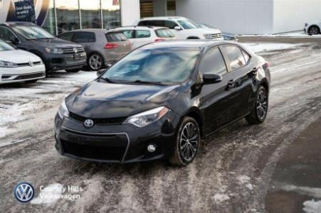 2014 TOYOTA COROLLA S**$140 B/W,BT,LOADED,SUNROOF,LEATHER,AUTO $15,500.00+ applicable taxes