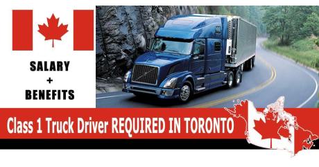 Class 1 Truck Driver REQUIRED IN TORONTO