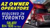 AZ OWNER OPERATORS REQUIRED IN TORONTO