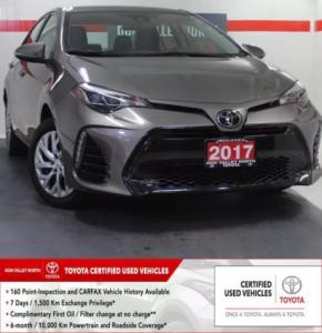 2017 Toyota Corolla SE REVERSE CAMERA | BLUETOOTH $16,299+ taxes
