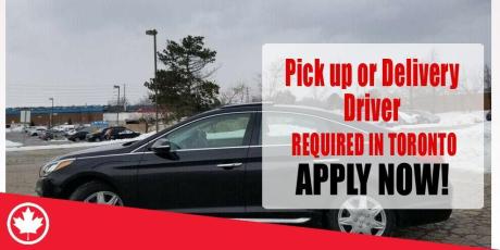 Pick up or Delivery Driver REQUIRED IN TORONTO