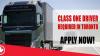 CLASS ONE DRIVER REQUIRED IN TORONTO