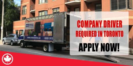 COMPANY DRIVER REQUIRE IN TORONTO