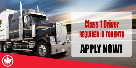 Class 1 Driver REQUIRED IN TORONTO