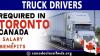 TRUCK DRIVERS REQUIRED IN TORONTO