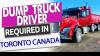 Dump Truck Driver $30/HR All year work, New Truck