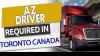 AZ drivers needed for dedicated switch run from Toronto Calgary