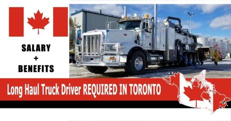 Long Haul Truck Driver REQUIRED IN TORONTO