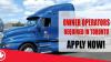 OWNER OPERATORS REQUIRED IN TORONTO