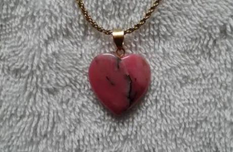 Rhodonite Heart necklace