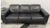 Black Leather Sofa’s / Couch