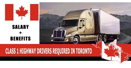 CLASS 1 HIGHWAY DRIVERS REQUIRED IN TORONTO