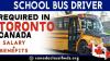 SCHOOL BUS DRIVER REQUIRED IN TORONTO