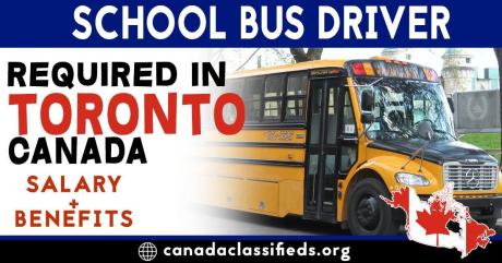 SCHOOL BUS DRIVER REQUIRED IN TORONTO