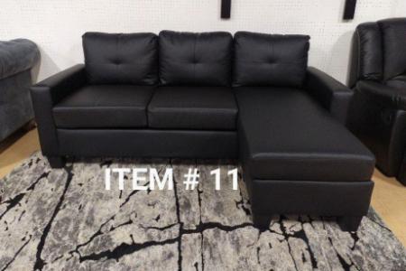 CHEAP SECTIONAL SOFA - FABRIC + REVERSIBLE