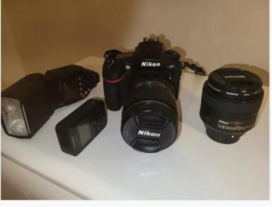 Nikon D810 with 2 lenses + attachments