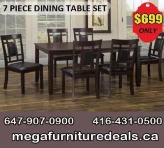 NEW YEAR SALE - Dining table Set Start From $649