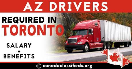 AZ DRIVERS REQUIRED IN TORONTO