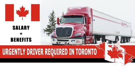 URGENTLY DRIVER REQUIRED IN TORONTO