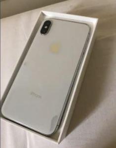 Silver white iPhone x 64 gb unlocked like new!