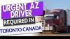 $.60 Toronto-Montreal-Toronto az driver, only manual trucks