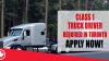 CLASS 1-TRUCK DRIVER REQUIRED IN TORONTO