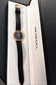 MOVADO museum Lizard leather strap