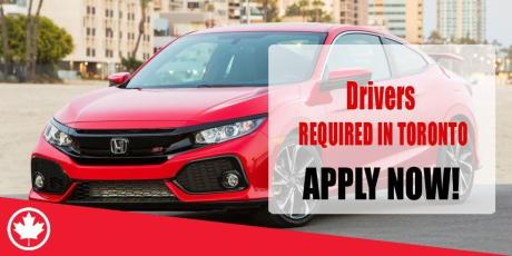 Drivers REQUIRED IN TORONTO
