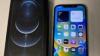 Almost new iPhone 12Pro Max, 256GB, unlocked, Pacific blue: FIRM