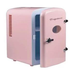 PLS READ! FRIGIDAIRE PORTABLE MINI FRIDGE IN PINK