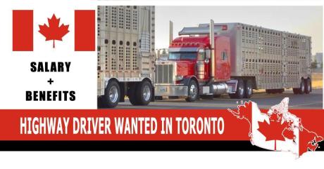 HIGHWAY DRIVER WANTED IN TORONTO