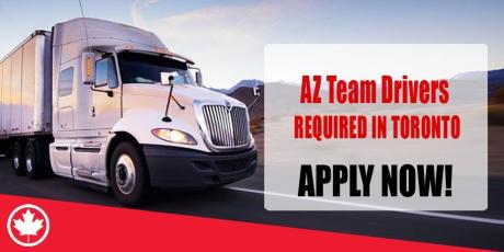 AZ Team Drivers REQUIRED IN TORONTO