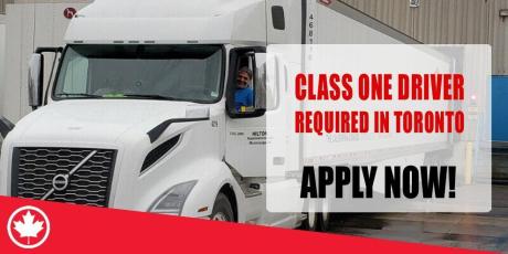 CLASS ONE DRIVER REQUIRED IN DUBAI