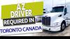 Hiring AZ drivers for Canadawide runs