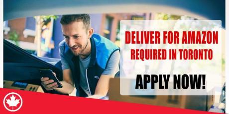 DELIVER FOR AMAZON REQUIRED IN TORONTO