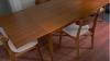 Teak Dining Set -Table (Farstrup)& (Set of 4)Schionning & Elgaard Chai