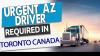 Urgent-AZ Driver Needed-Toronto-Montreal