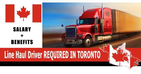 Line Haul Driver REQUIRED IN TORONTO