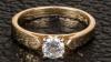 ½ Carat Diamond Solitaire Engagement Ring