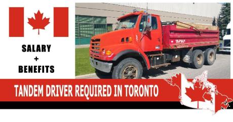 TANDEM DRIVER REQUIRED IN TORONTO