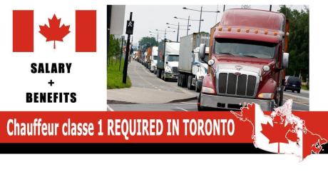 Chauffeur classes 1 REQUIRED IN TORONTO