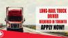 LONG-HAUL TRUCK DRIVER REQUIRED IN TORONTO