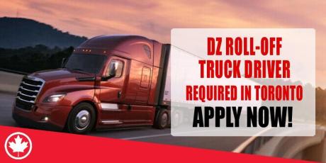 DZ ROLL-OFF TRUCK DRIVER REQUIRED IN TORONTO