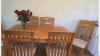 DINING ROOM SET TABLE + 6 CHAIRS