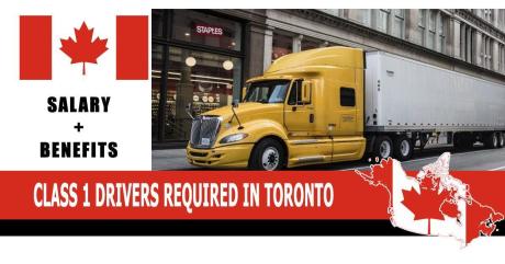 CLASS 1 DRIVERS REQUIRED IN TORONTO
