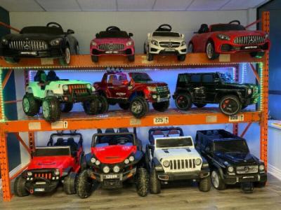 KIDS RIDE ON CARS WAREHOUSE SALE - LARGEST SELECTION TODAY ONLY $299