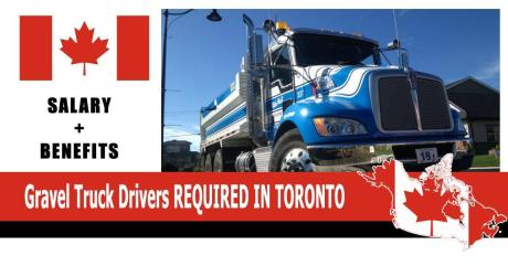 Gravel Truck Drivers REQUIRE IN TORONTO
