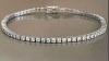14K Gold 2.90ct.Diamond Tennis Bracelet(VVS-VS)Certified $10,975