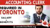 ACCOUNTING CLERK REQUIRED IN TORONTO